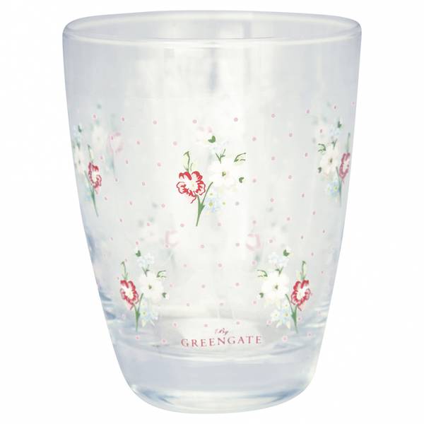 GreenGate, glass Eja white