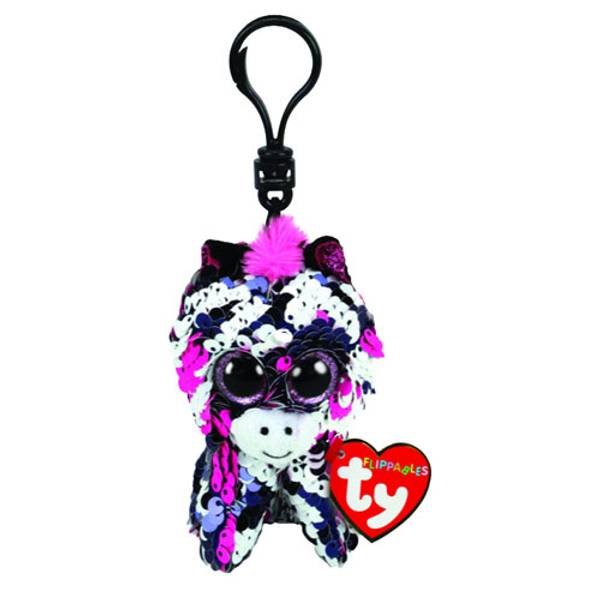 Ty, Flippables klips Zoey zebra med paljetter