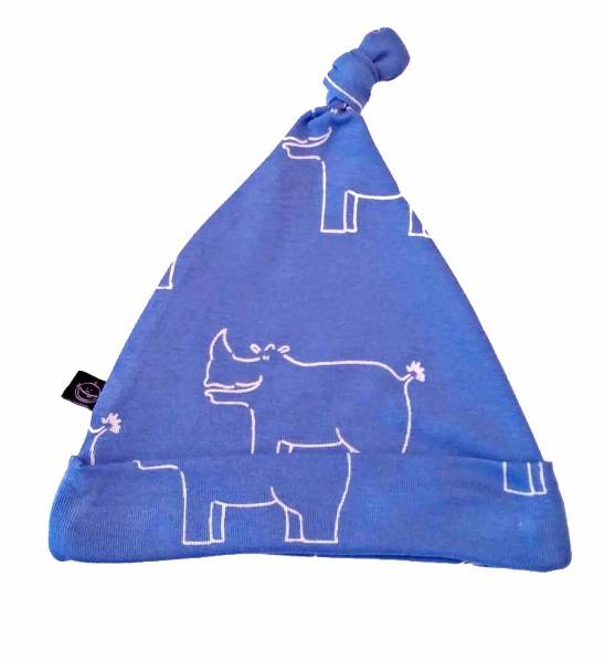 IdaT , blå lue med neshorn