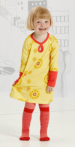 Hovedbilde Albababy, Gaby gul kjole