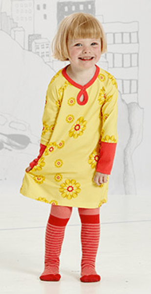 Albababy, Gaby gul kjole