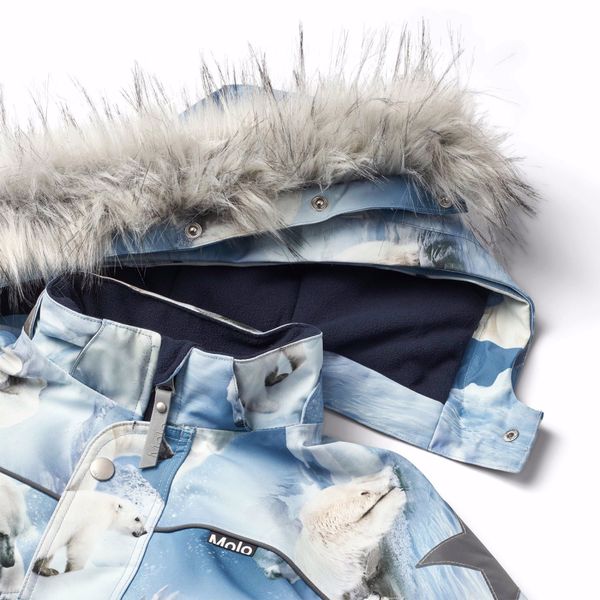 Molo, Polaris fur vinterdress polar bear joy