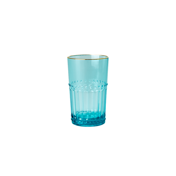 Rice, mint glass med gullkant