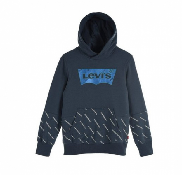Levis, Bl&aring; hettegenser med logo