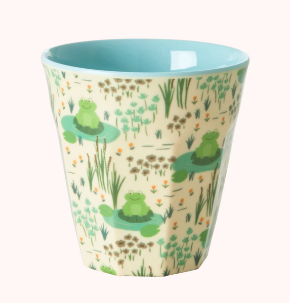 Rice, liten kopp i melamin, frog print