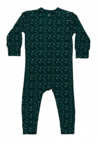 Gullkorn design, Stine Sofie baby pysjamas dyp gr&oslash;nn