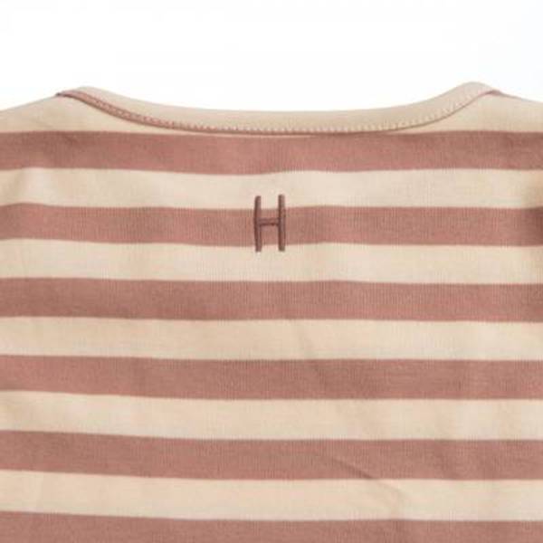Little Hedonist, genser Elana burlwood/bleached sand striper