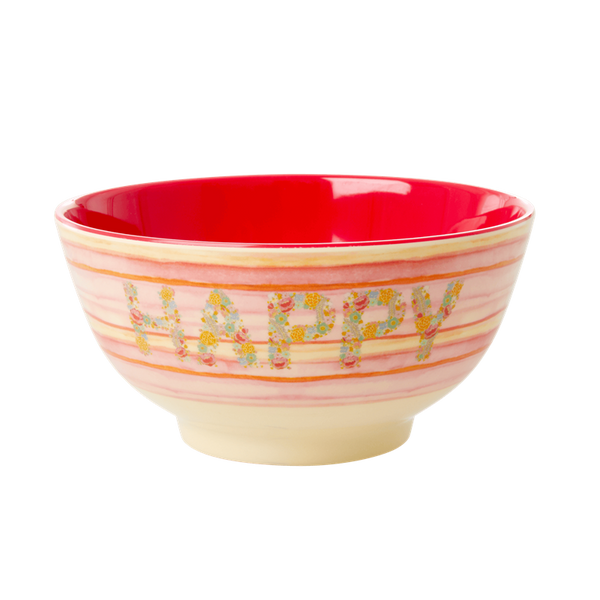 Rice, bolle happy pink print