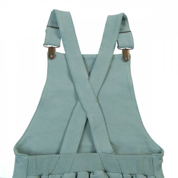 Little Hedonist, Salopette chinois green, korte ben