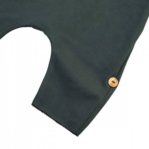 Little Hedonist, Salopette pirate black, korte ben