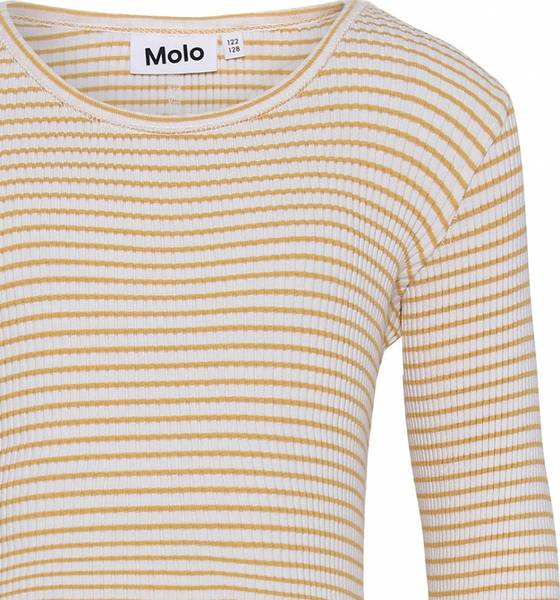 Molo, Rochelle white yellow stripe genser