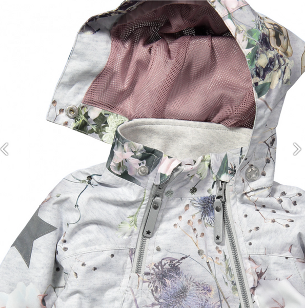 Molo, Hopla x-ray big bloom skalljakke
