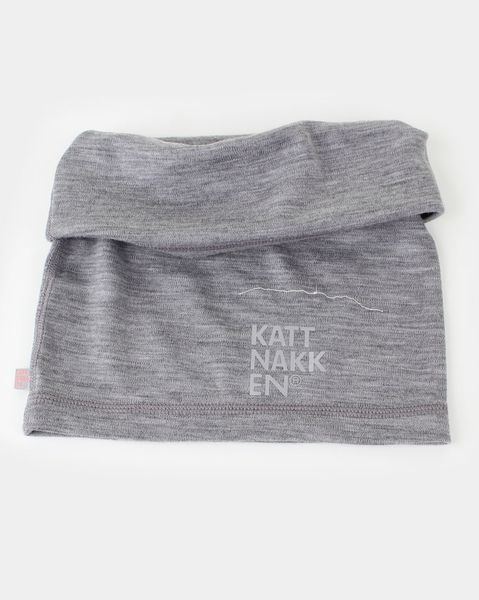 Kattnakken , bøff - tynn ull, grå