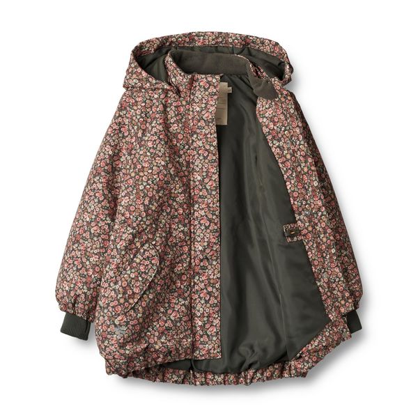 Wheat Tove tech vinterjakke raven wild flowers