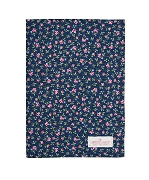 GreenGate, kjøkkenhåndkle Berta dark blue