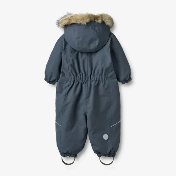 Wheat vinterdress Nickie tech greyblue