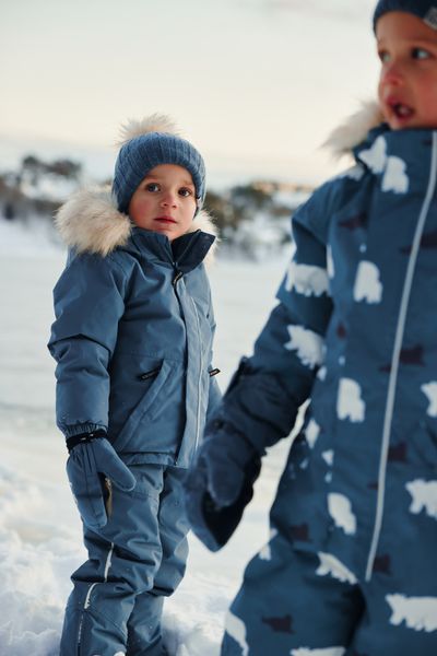Gullkorn design, Marl ullue denimblå