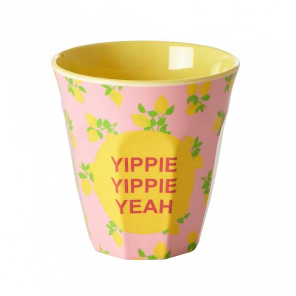 Rice, kopp lemon print