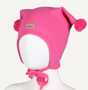 Hovedbilde Kivat, cerise bomullslue med ...