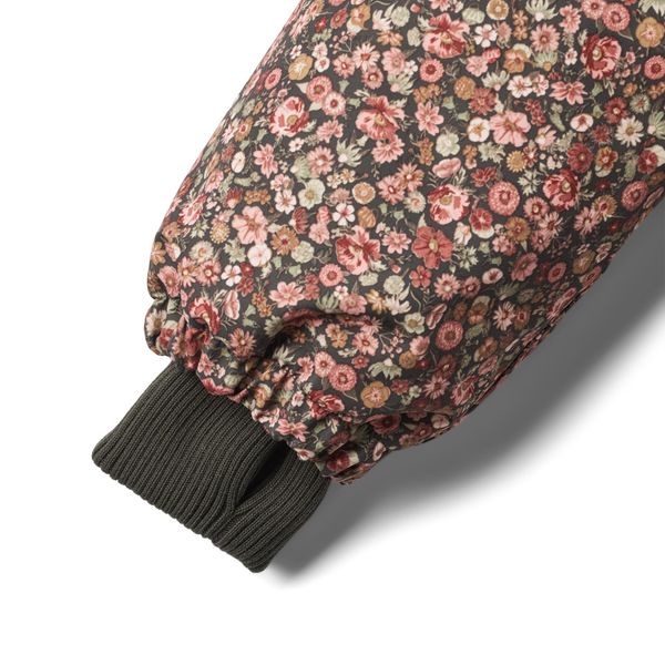 Wheat Tove tech vinterjakke raven wild flowers